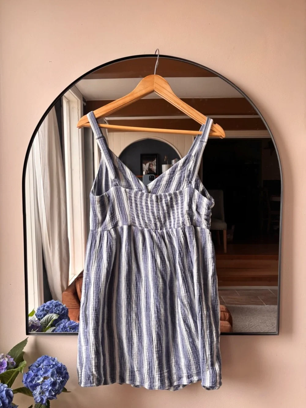 GENTLE FAWN | Lorelei cotton gauze mini dress | size medium - Picture 3 of 4